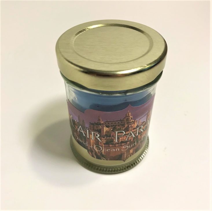 The Bookish Box “Quartz and Castles” December 2018 - Narnia Inspired Candle by Say Anything Studio Front
