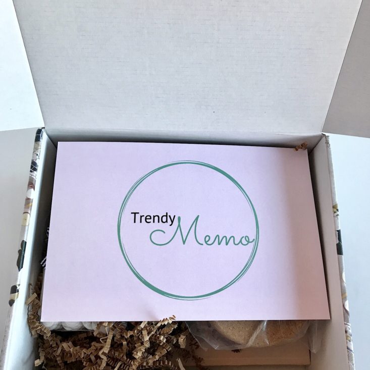 Trendy Memo January 2019 - Box Opened Top
