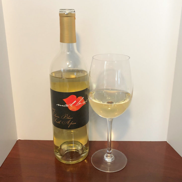 VineOh! Review Winter 2019 - Mad Love Chenin Blanc Bottle With Glass Front