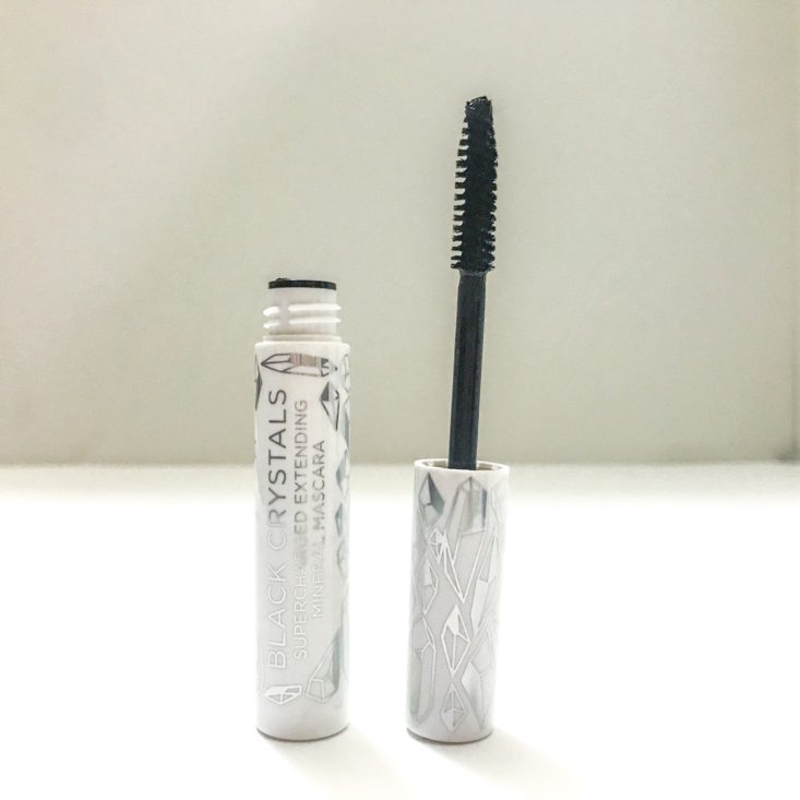 Yogi Surprise December 2018 - Black Crystals Super Charged Extending Mascara by Pacifica Uncapped Front