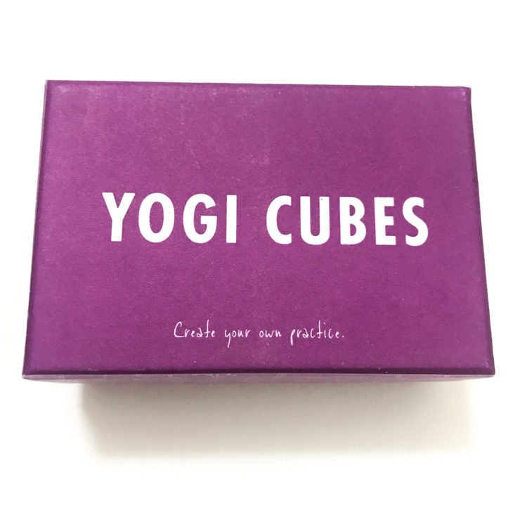 Yogi Surprise December 2018 - Yoga Cubes by Yogi Surprise Box Top