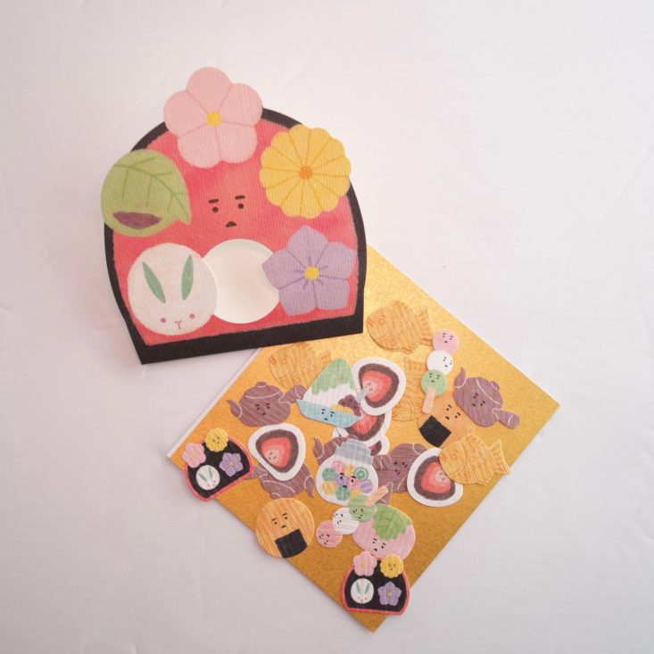 ZenPop Stationery Pack December 2018-Japanese Sweets Washi Stickers Out Top