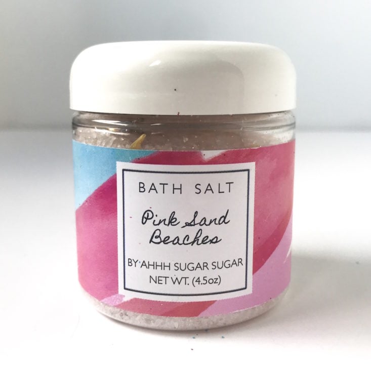Ahhh Sugar Sugar January 2019 - Bath Salt Bottle Front