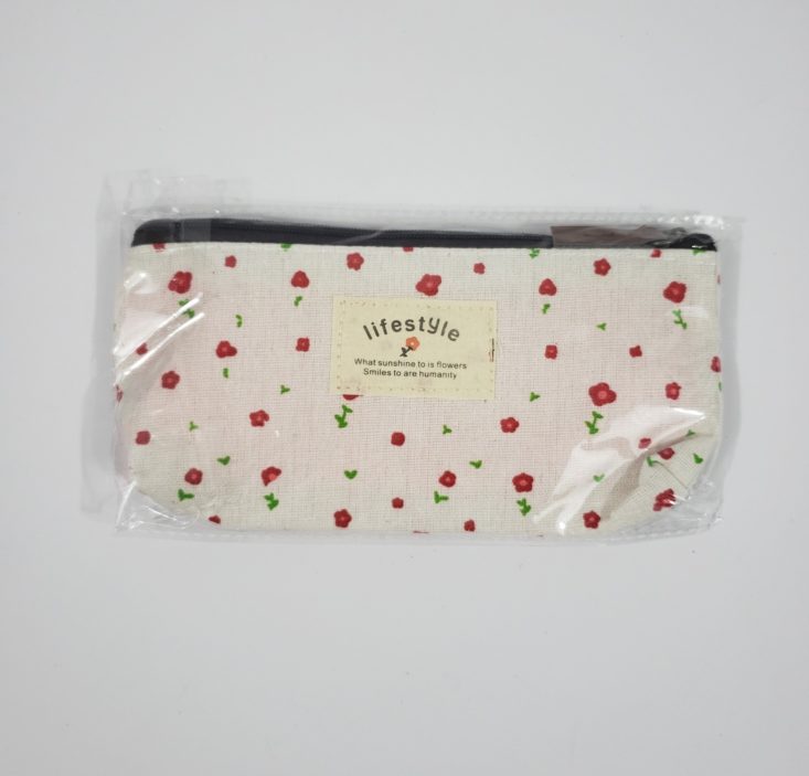BUSY BEE STATIONERY Subscription Box February 2019 - Countryside Flower Floral Pencil Pouch Package