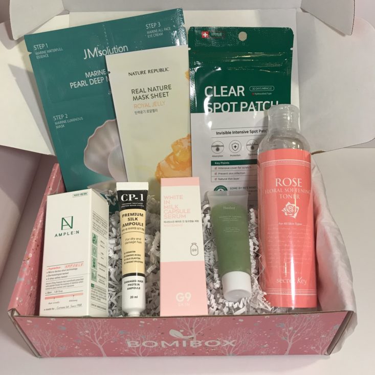 BomiBox January 2019 - All Items Unboxed