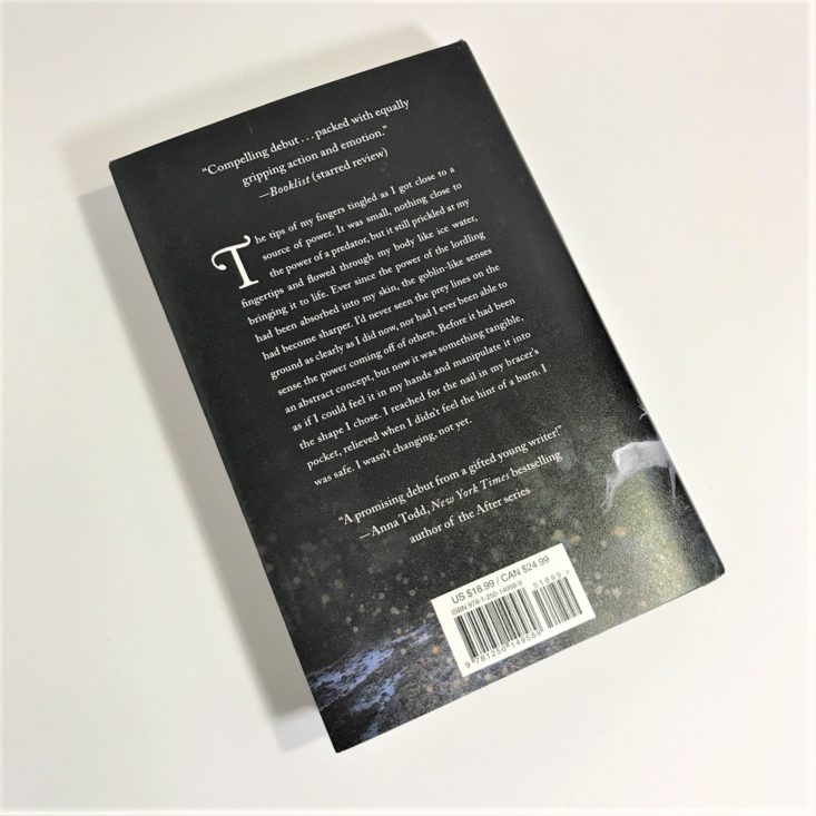 Bookish Box January 2019 - White Stag A Novel by Kara Barbieri Book Back