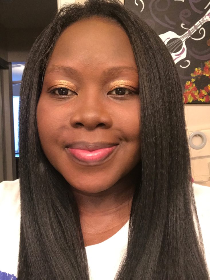Boxycharm makeup tutorial February 2019 - Applied Nudestix Before Blending