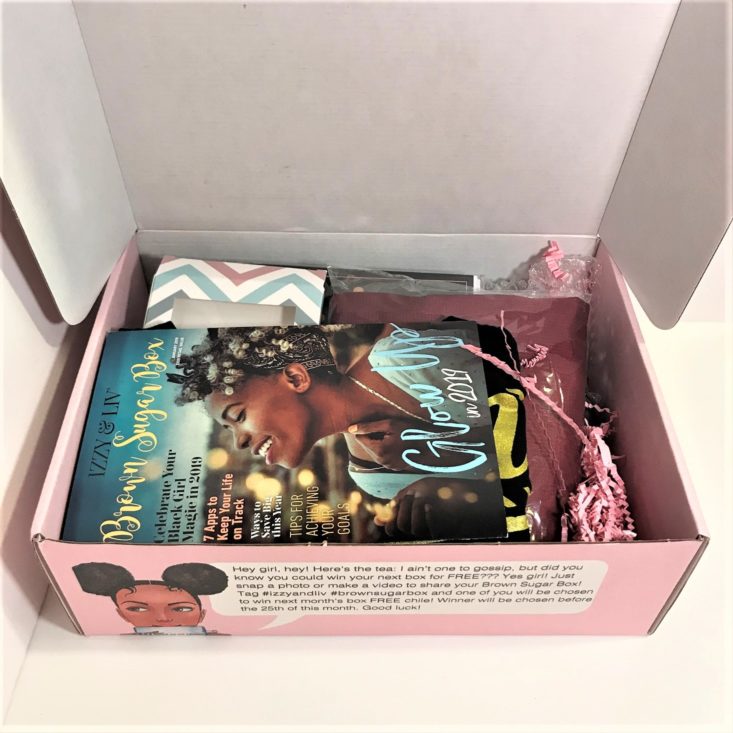 Brown Sugar Box January 2019 - Box Opened Top