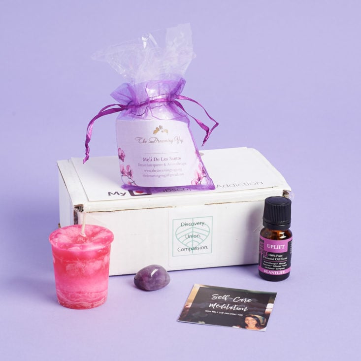 Buddhi Box Essential Oils February 2019 all contents
