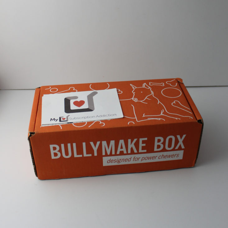 Bullymake Box Review February 2019 - Box Closed Front