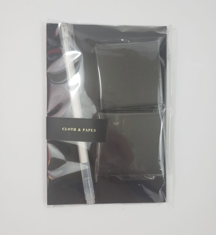Cloth &amp; Paper Subscription Box January 2019 - Black Sticky Note Set 1