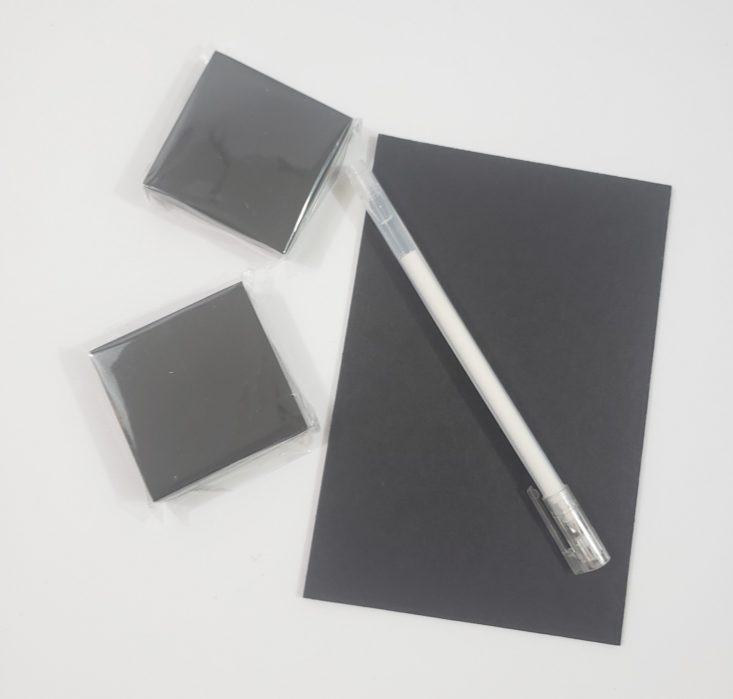 Cloth & Paper Subscription Box January 2019 - Black Sticky Note Set 2