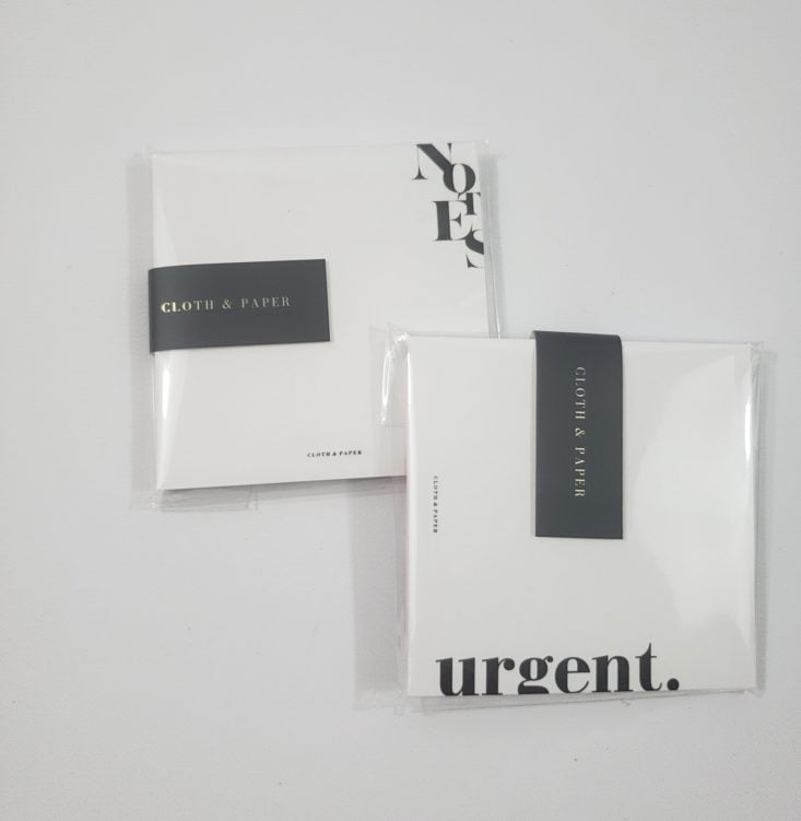 Cloth &amp; Paper Subscription Box January 2019 - Urgent And Memo Sticky Pads 15