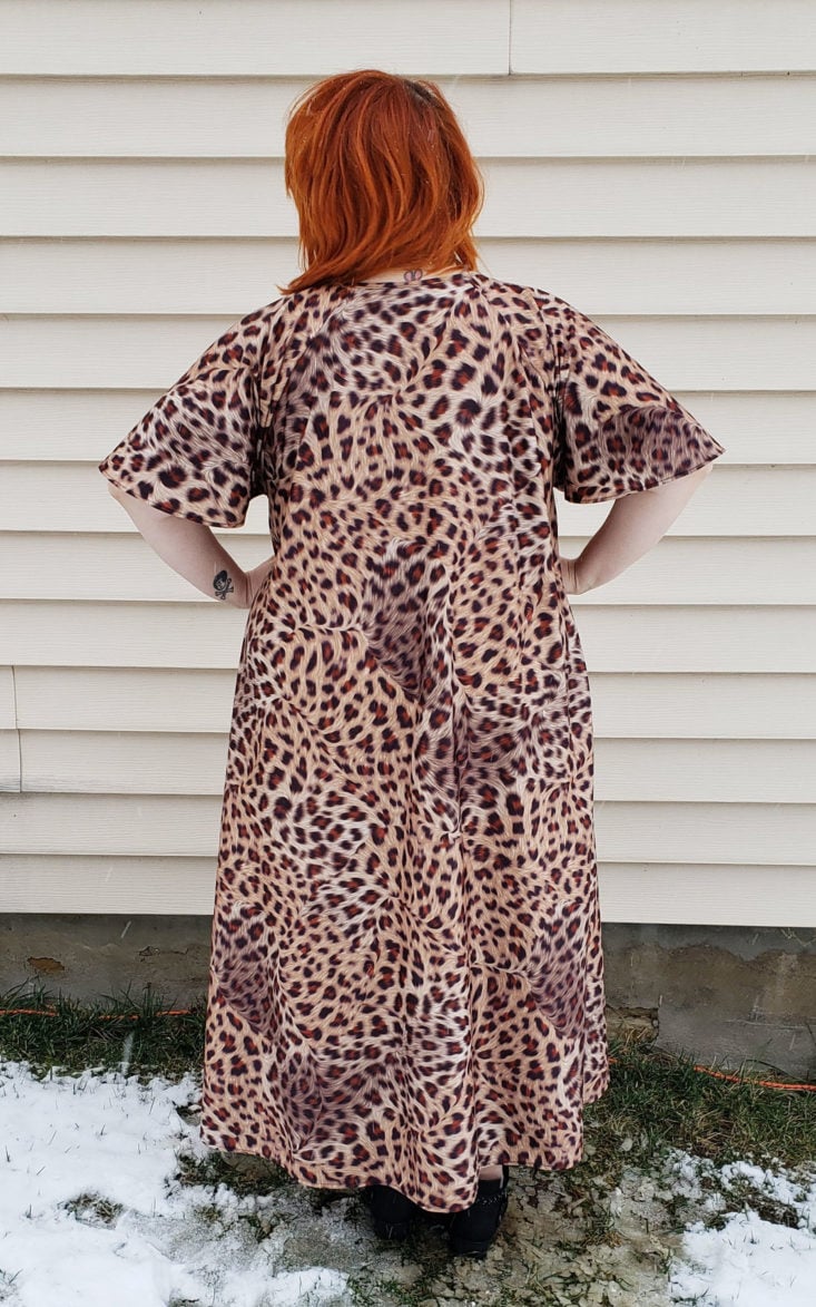 Crazy Hot Clothes December 2018 Subscription Box - Leopard Print House Dress 5