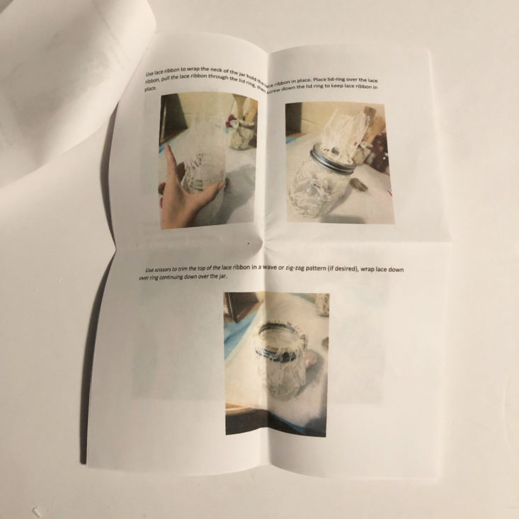 DIY Décor Craft Box February 2019 - Homemade Booklet 3 Top
