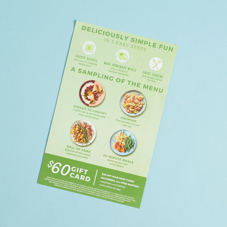 Fabletics February hello fresh coupon