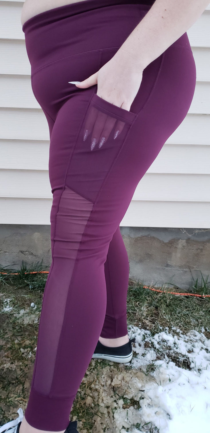 Fabletics Womens Plus Size 4X High-Waisted Pink Printed Powerhold Capri  Leggings