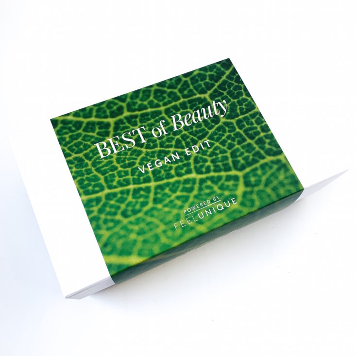 FeelUnique The Vegan Beauty Edit Review February 2019 - Box Closed 1 Top
