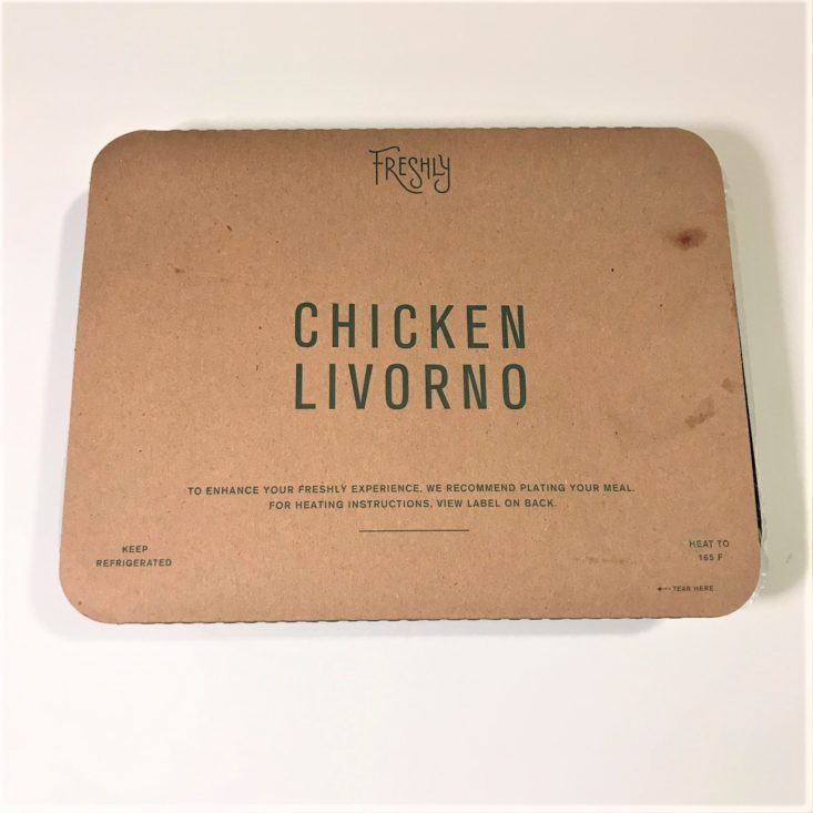 Freshly January 2019 - Chicken Livorno with White Beans & Kale Box Front Top