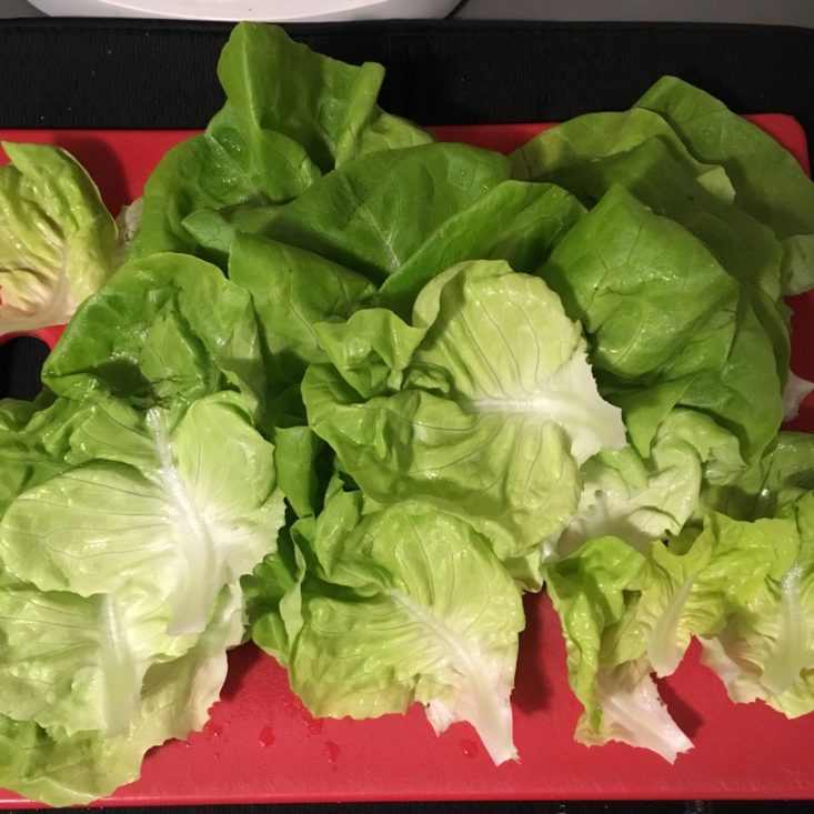 Home Chef Subscription Box Review February 2019 - BUFFALO LETTUCE