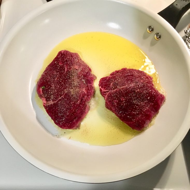Home Chef Subscription Box Review February 2019 - STEAK SEAR