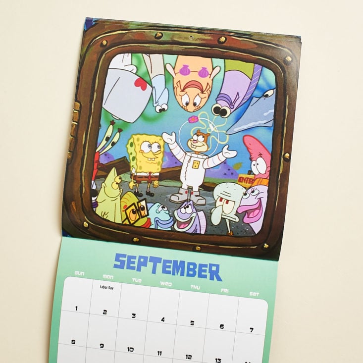 Loot Crate Binge January 2019 - SpongeBob Calendar 25