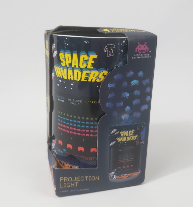 Mini Mystery Box Of Awesome February 2019 - Space Invaders Projection Light 1