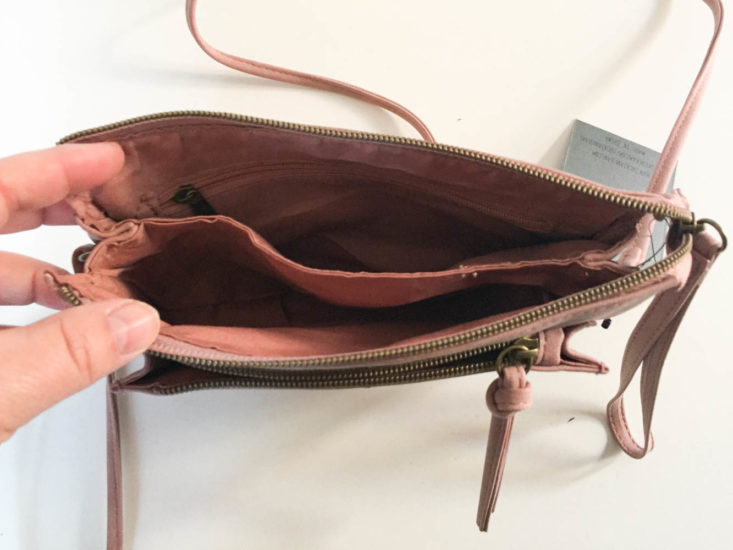 My Fashion Crate January 2019 - Mauve Maria Crossbody Purse Top 2