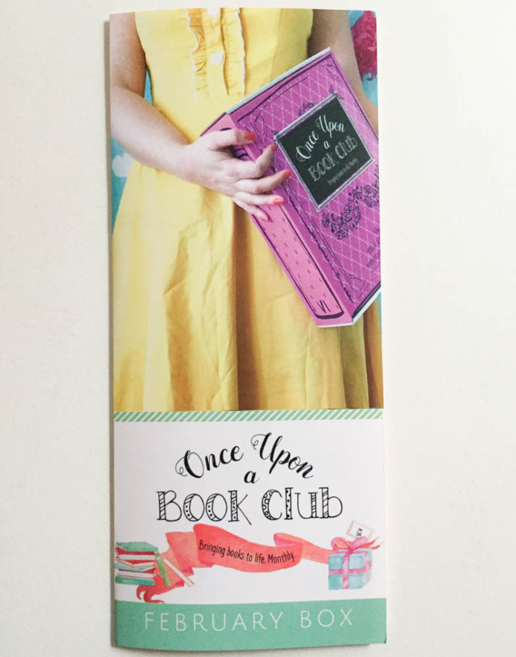 Once Upon A Book Club Box February 2019 - Booklet