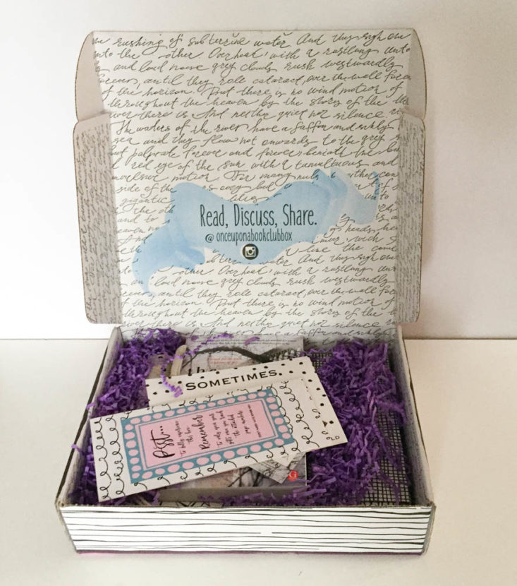 Once Upon A Book Club Box February 2019 - Box Inside