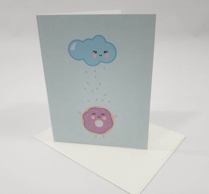 PENNIE POST SUBSCRIPTION Box – February 2019- Donut Sprinkle Card Front