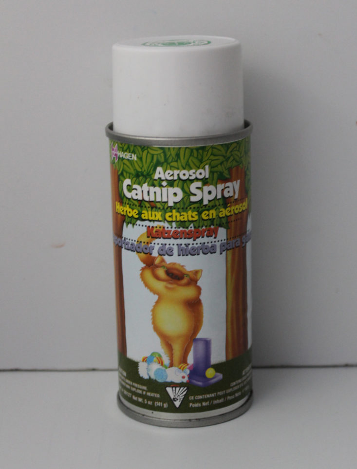 Pet Treater Cat Pack Review February 2019 - Hagen Aerosol Catnip Spray Top