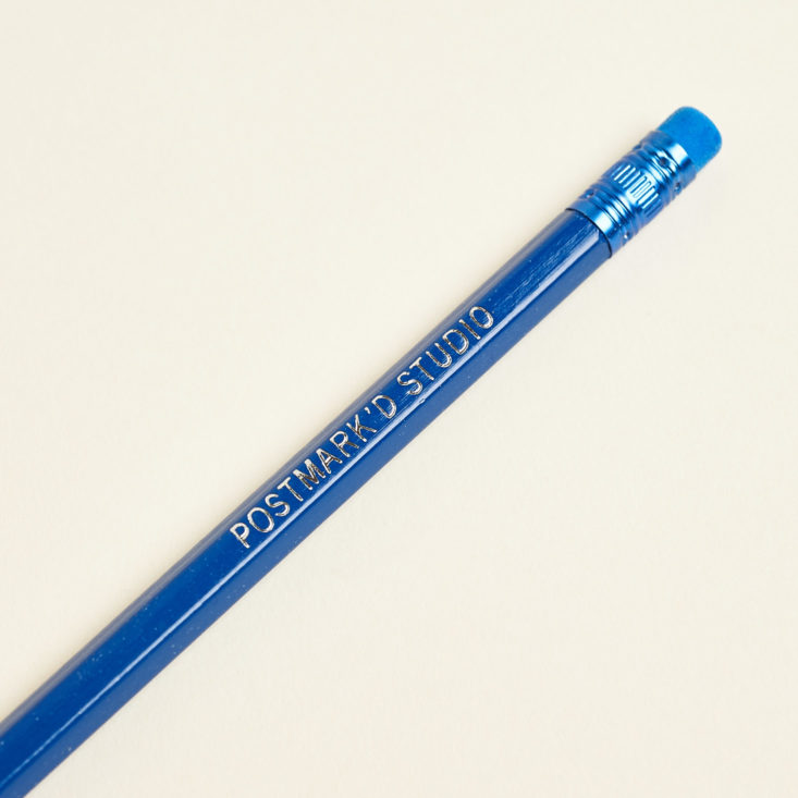 Postmarkd Studio February 2019 pencil eraser