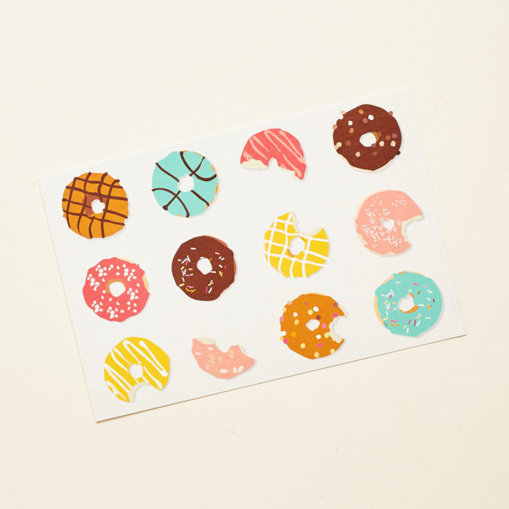 Postmarkd Studio February 2019 donut postcard
