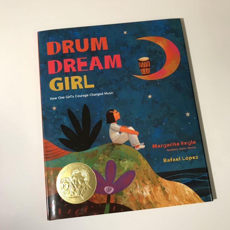 Prime Book Box Ages 6-8 January 2019 - Drum Dream Girl Front Top