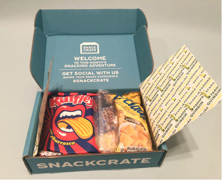 Snack Crate -February 2019 - Box open