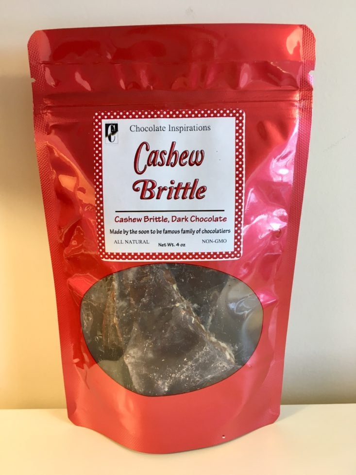 Sweet Satisfaction January 2019 - Chocolate Inspirations Cashew Brittle Packed
