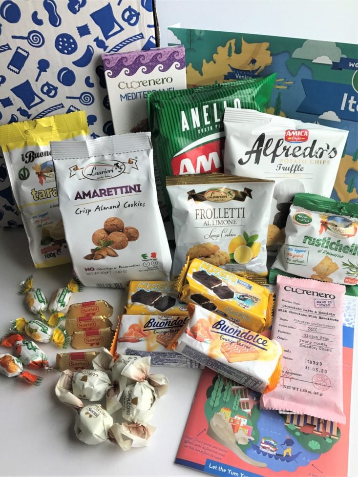 Universal Yums February 2019 - All Products Laidout