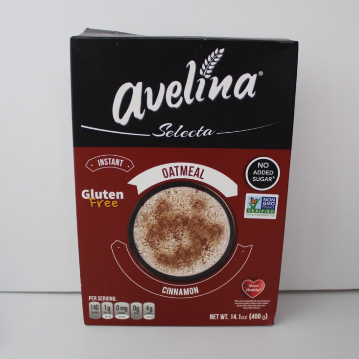 Vegan Cuts Snack February 2019 - Avelina Selecta Cinnamon Instant Oatmeal Packed