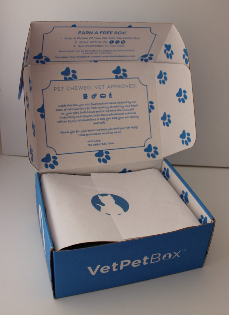 Vet Pet Box Dog February 2019 Inside