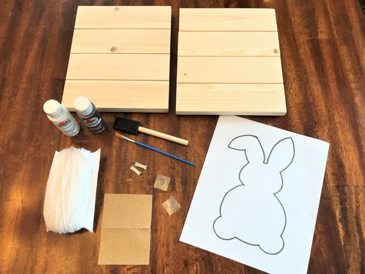10 Confetti Grace Originial DIY March 2019 - Wooden Bunny Project Pieces