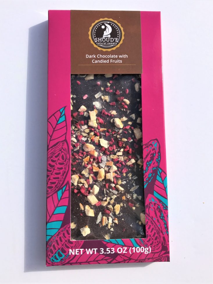 21 Universal Yums March 2019 - Shoude Dark Chocolate Packaged