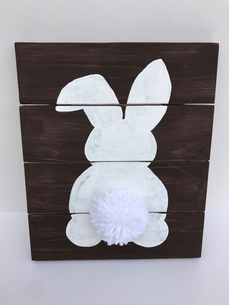 26 Confetti Grace Originial DIY March 2019 - Finished White Bunny