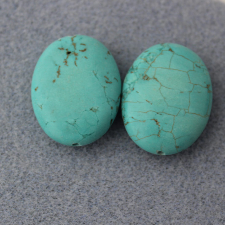 Blueberry Cove Beads March 2019 - Imitation Turquoise Beads Front