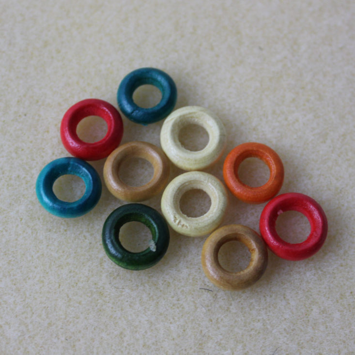 Blueberry Cove Beads Review February 2019 - Wooden Rings Top