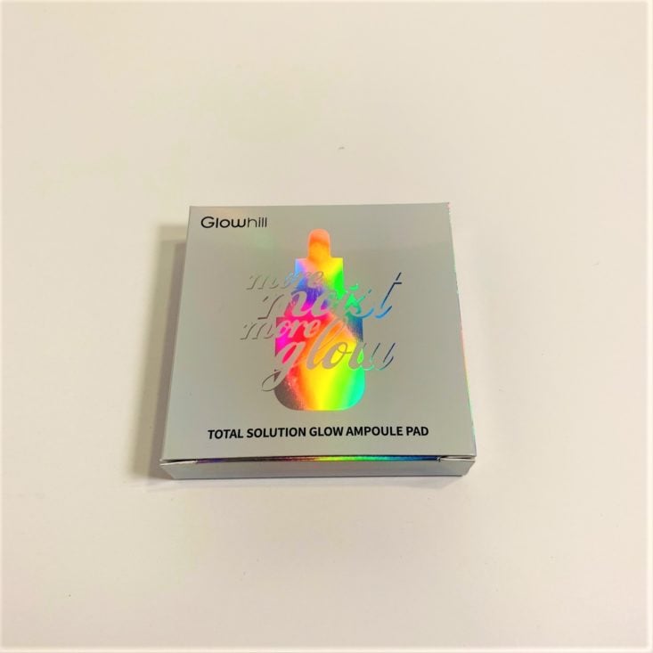 BomiBox Review February 2019 - Glowhill Total Solution Glow Ampoule Pad 1 Top