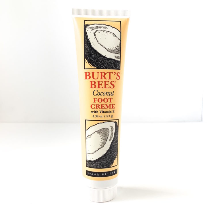Burt’s Bees Burt’s Box Review March 2019 - Coconut Foot Cream Front