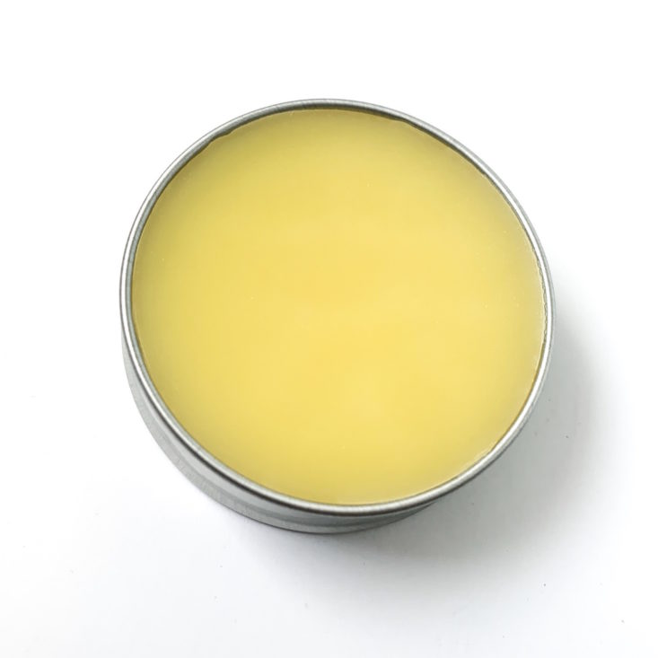 Burt’s Bees Burt’s Box Review March 2019 - Lemon Butter Cuticle Cream Uncapped Top