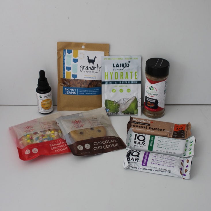 Clean Fit Box March 2019 - All Contents Front