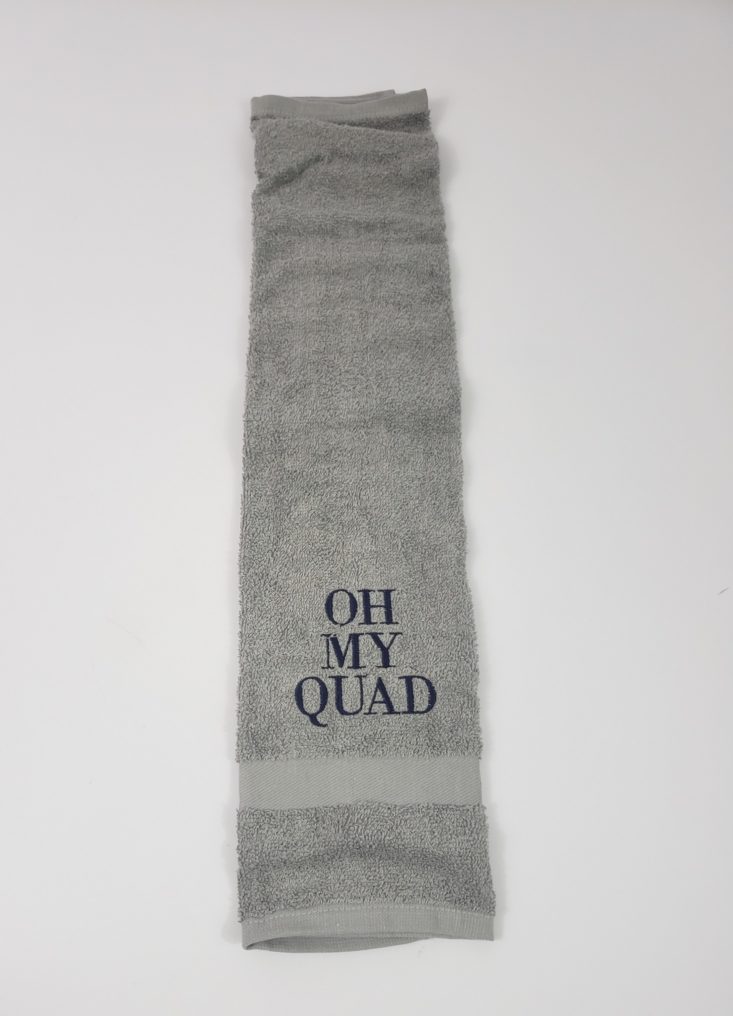 Eat Train Cleanse February 2019 - Oh My Quad Towel 2 Front
